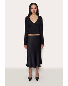 Cheri Pintuck Top | Black