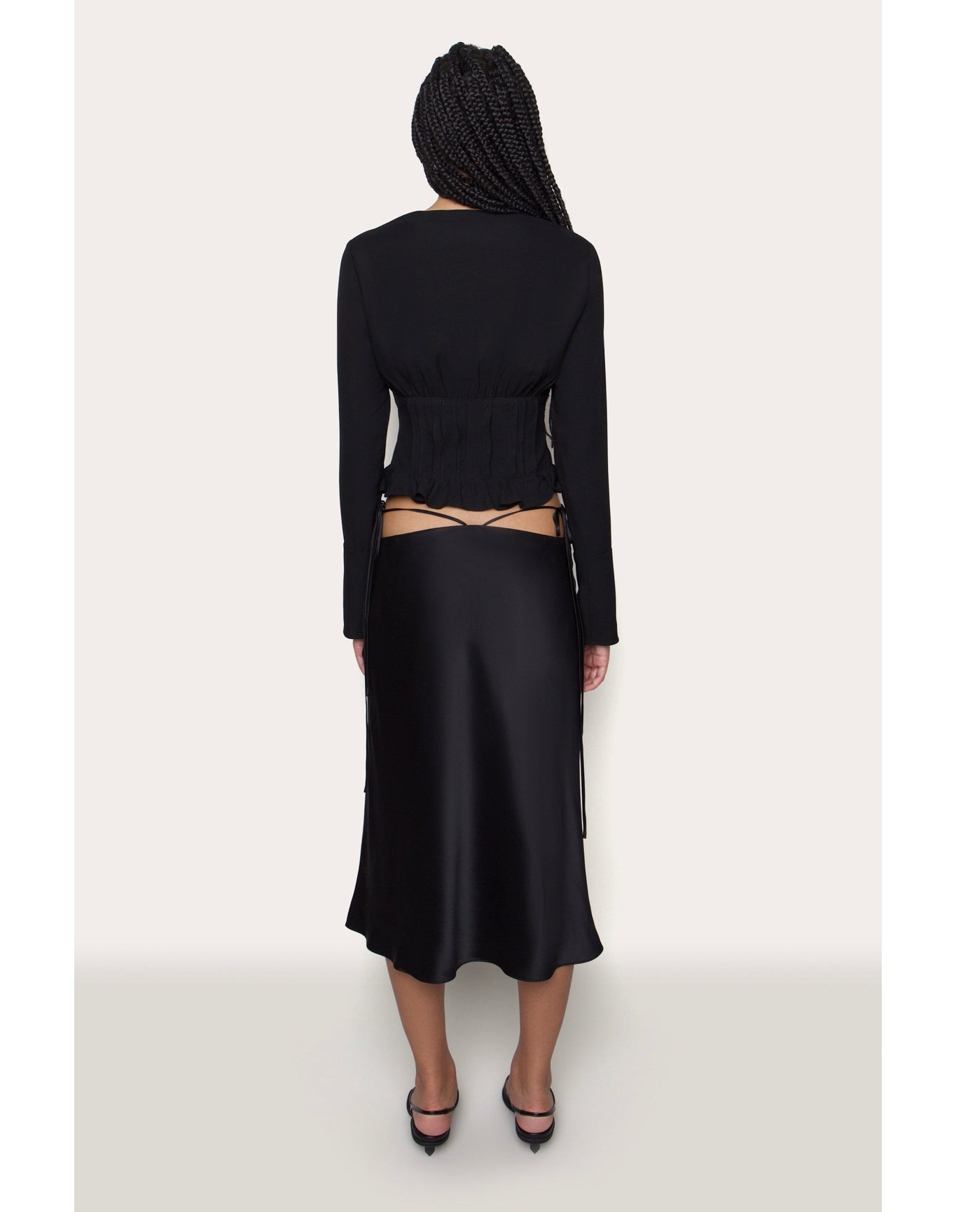 Cheri Pintuck Top | Black