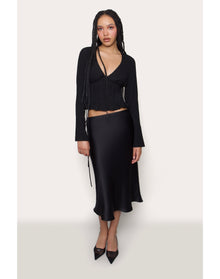 Cheri Pintuck Top | Black
