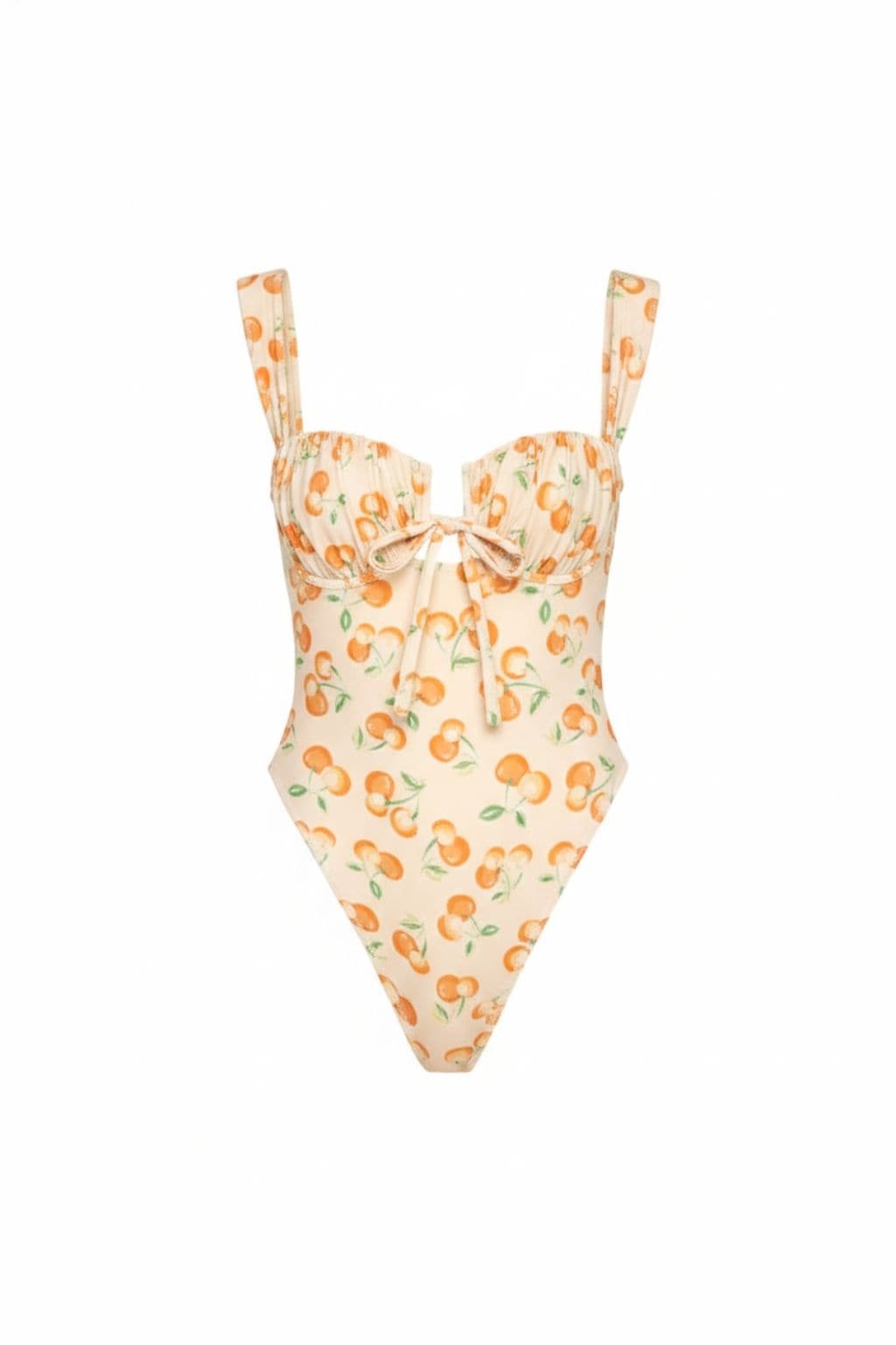 ワンピース Cherry Pattern One-Piece pale cherry M Herlipto Cherry