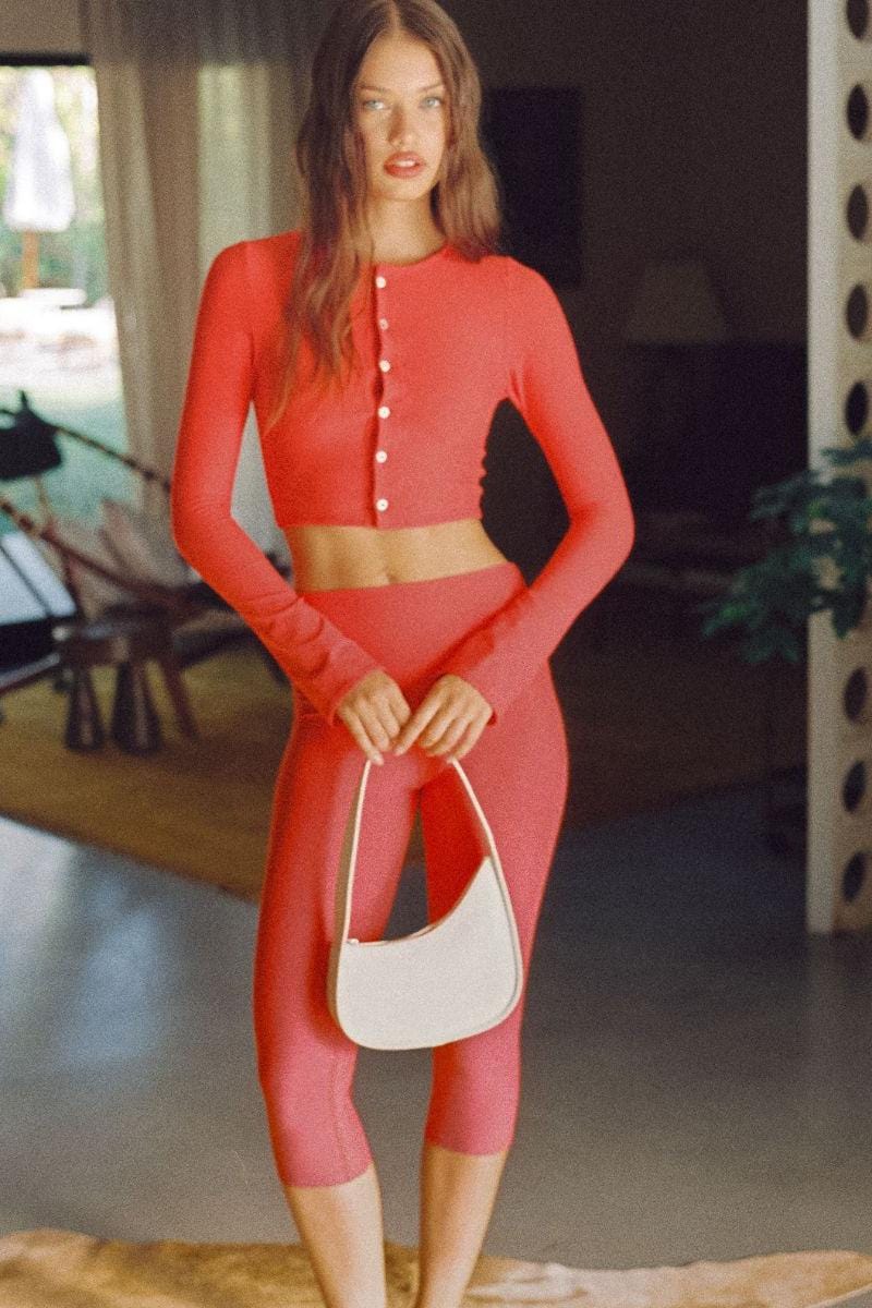 Button Down Cardi | Cherry