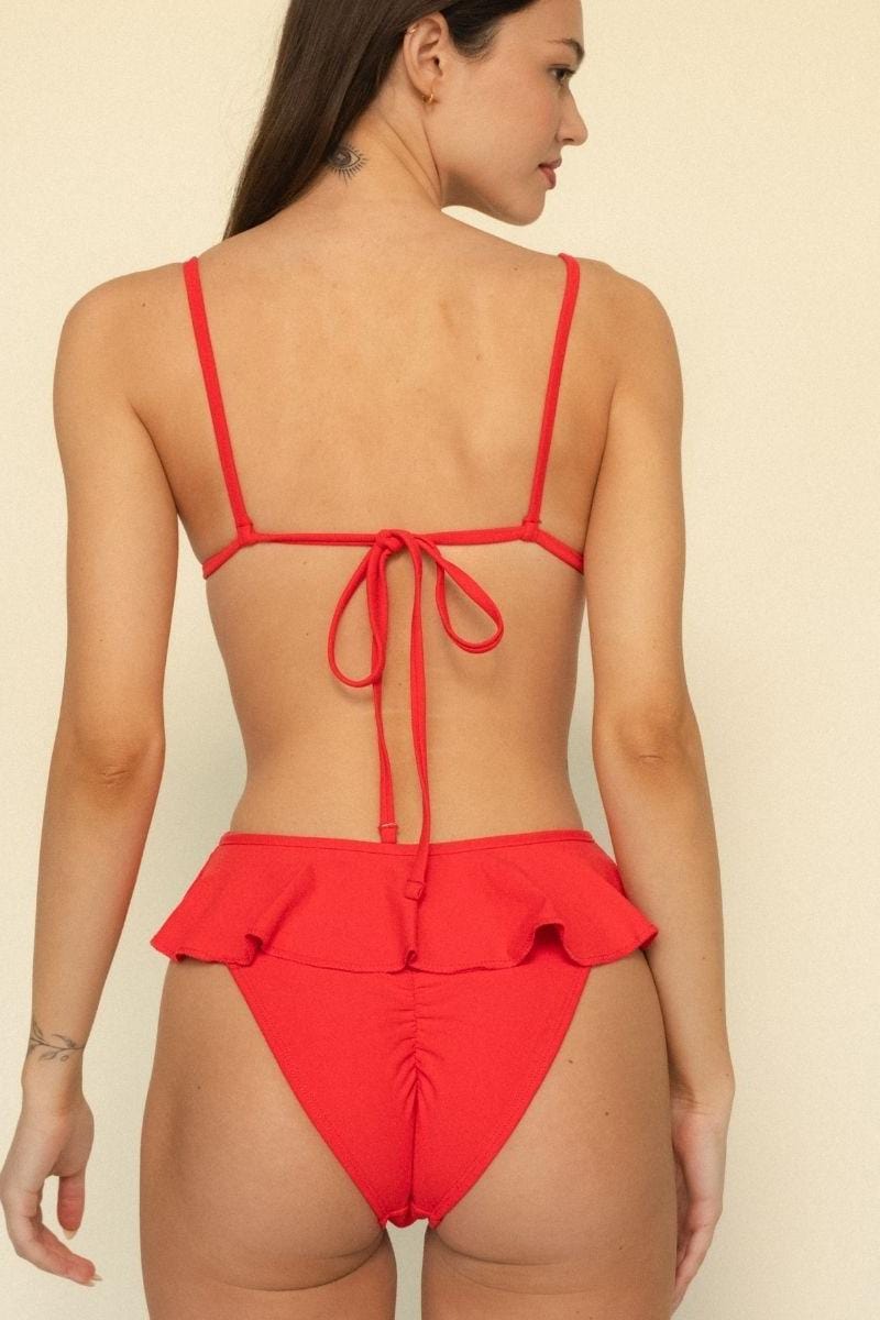 Devin Rosa Bikini Top | Cherry