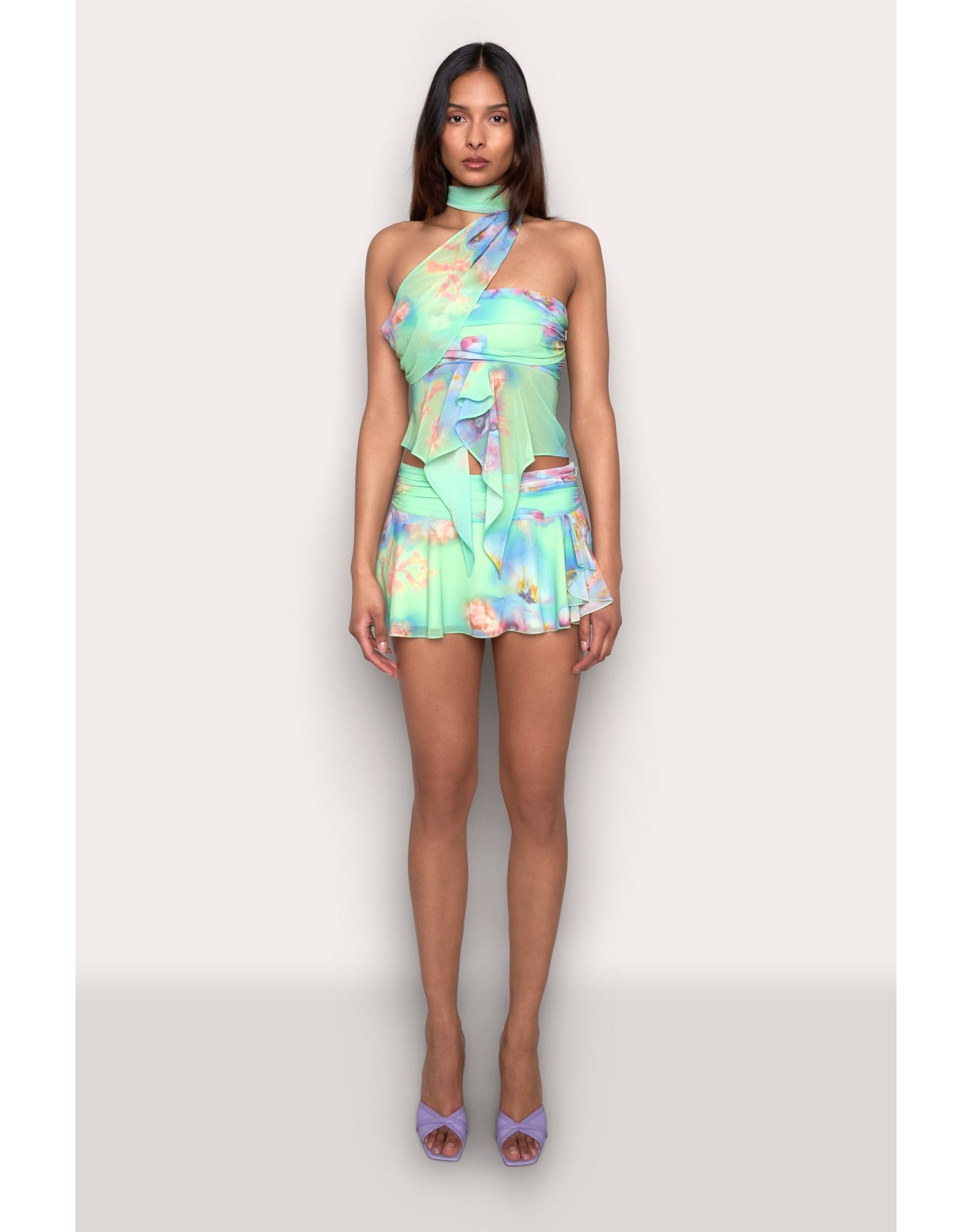 Chiffon Wrap Around Top | Ardere Floral Print