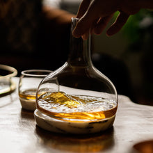Chill Carafe With Marble Base | Clear Crystal/Marble