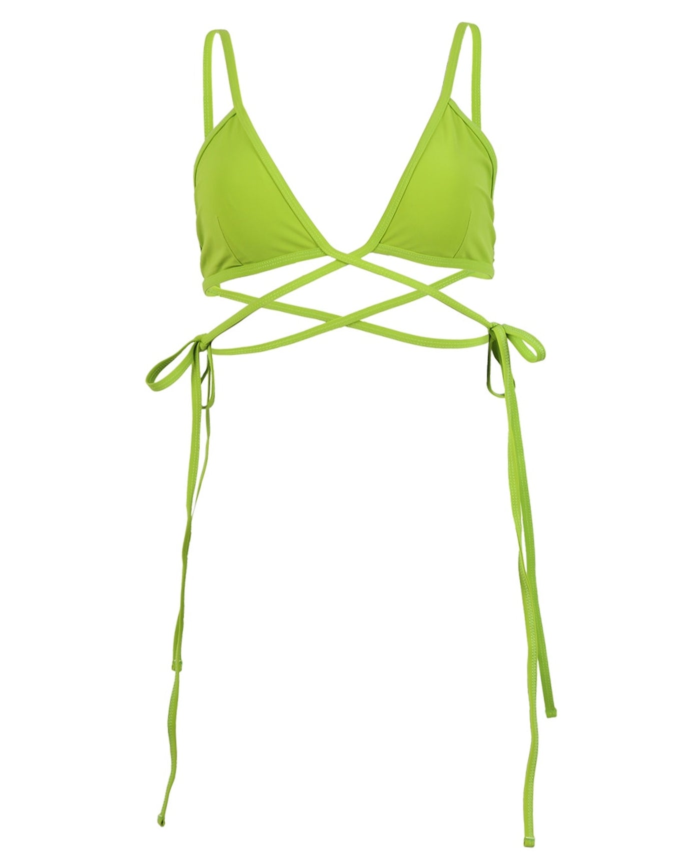 Christopher Esber | Women | Looped Tie Bikini Top | Apple