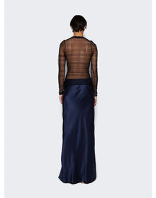 Christopher Esber | Women | Refraction Long Sleeve Dress | Blue