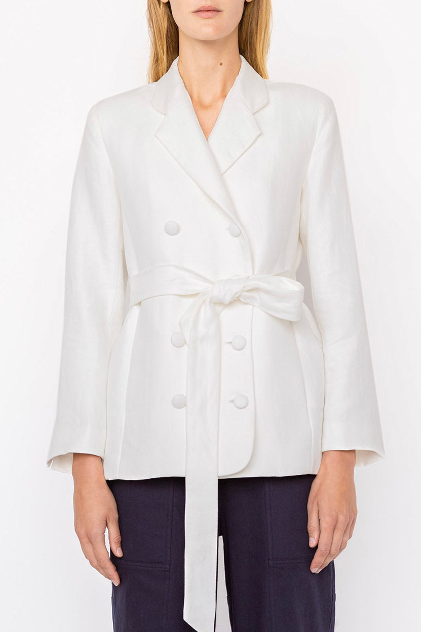 Emilia Blazer | White