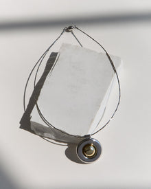 The Chrome Orb Pendant Necklace | Silver