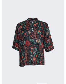 Chufy | Women | Kissa Organic Cotton Blouse | Luxor Black
