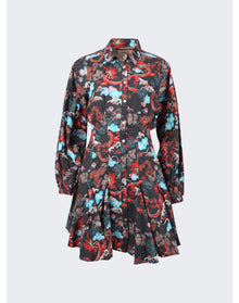 Chufy | Women | Ushi Mini Dress | Long Black