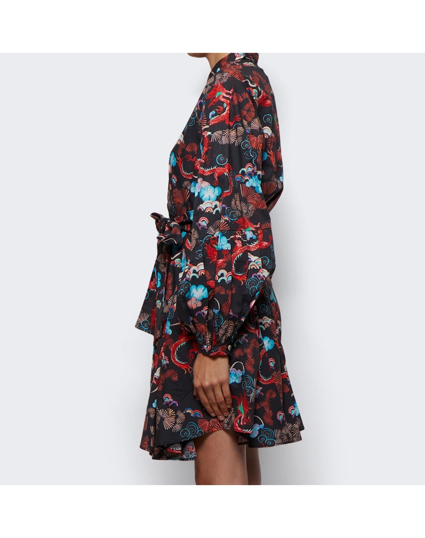 Chufy | Women | Ushi Mini Dress | Long Black