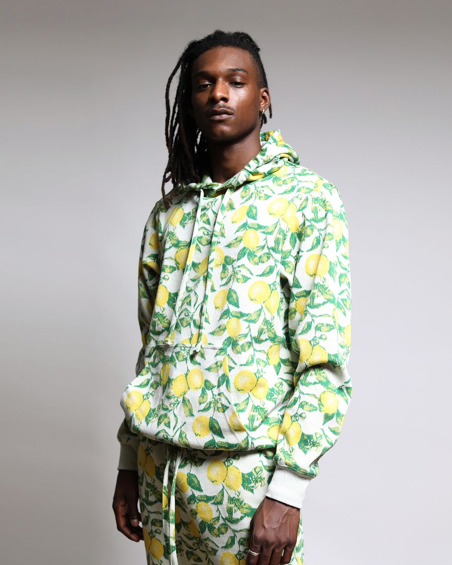 Citron Hyper Reality Knit Hoodie (FINAL SALE)-MENS-Twenty