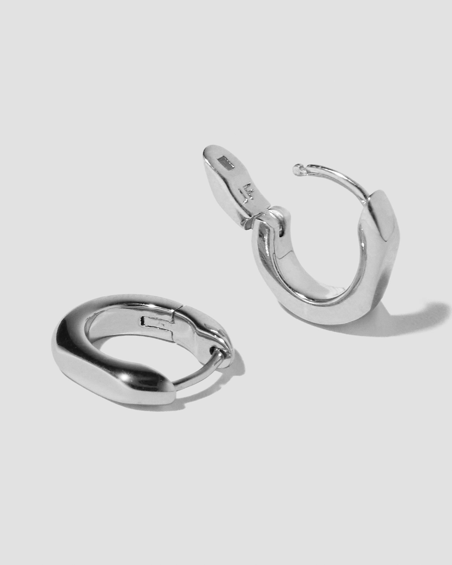 City Link Huggies | Silver & Yellow Gold