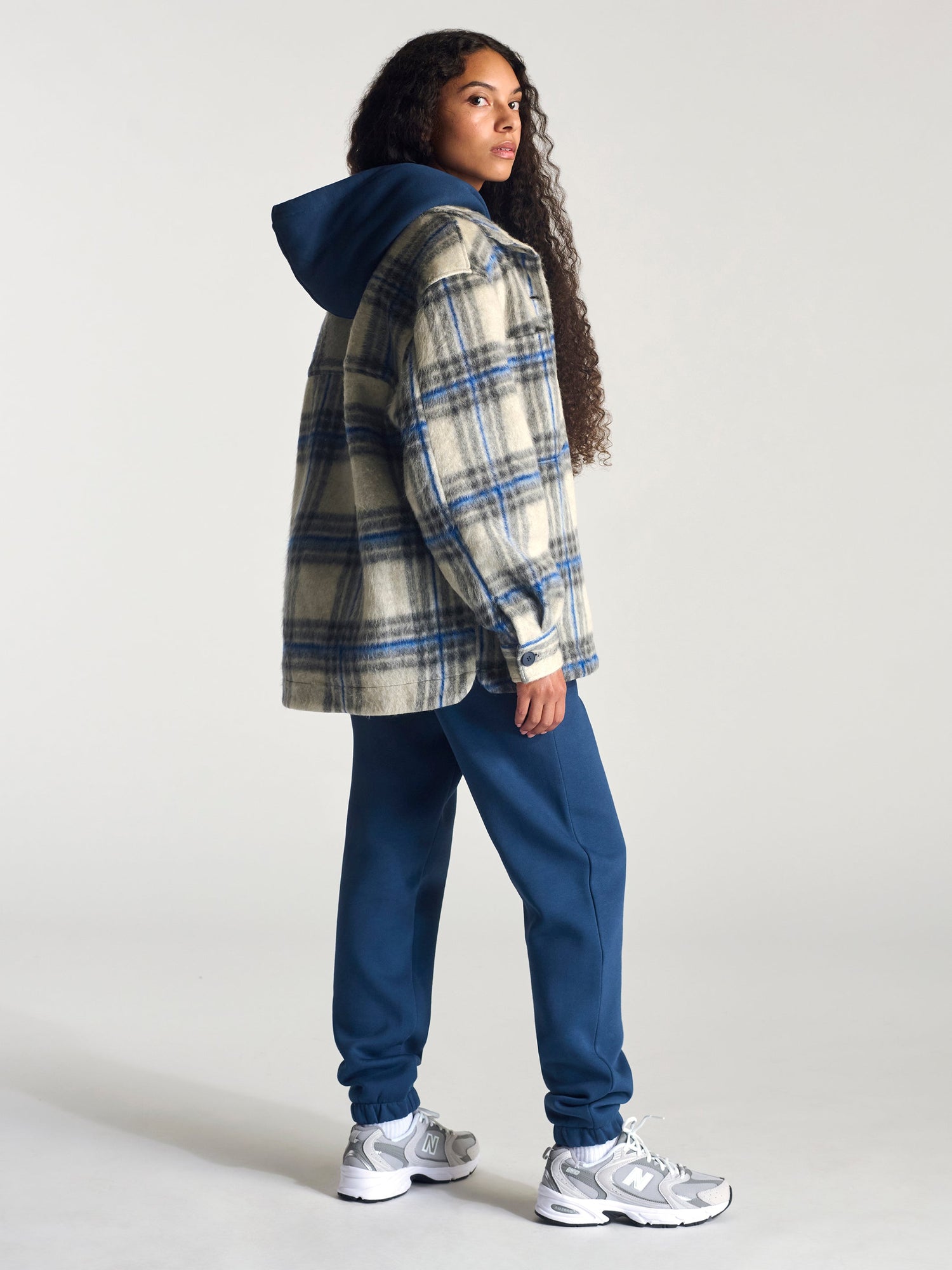 Womens | Overshirt | Grey Checked