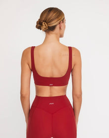 Classic Sports Bra | Cardinal