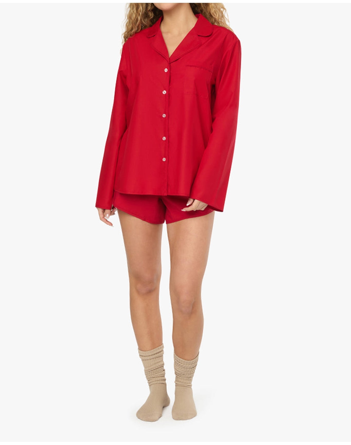 Classic Pajama Top | Scarlet