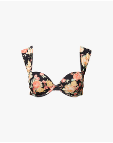 Claudia Golden Hour Bikini Top | Black