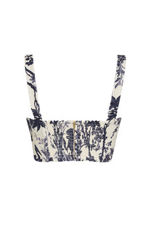 Claudine Top | Heron Navy