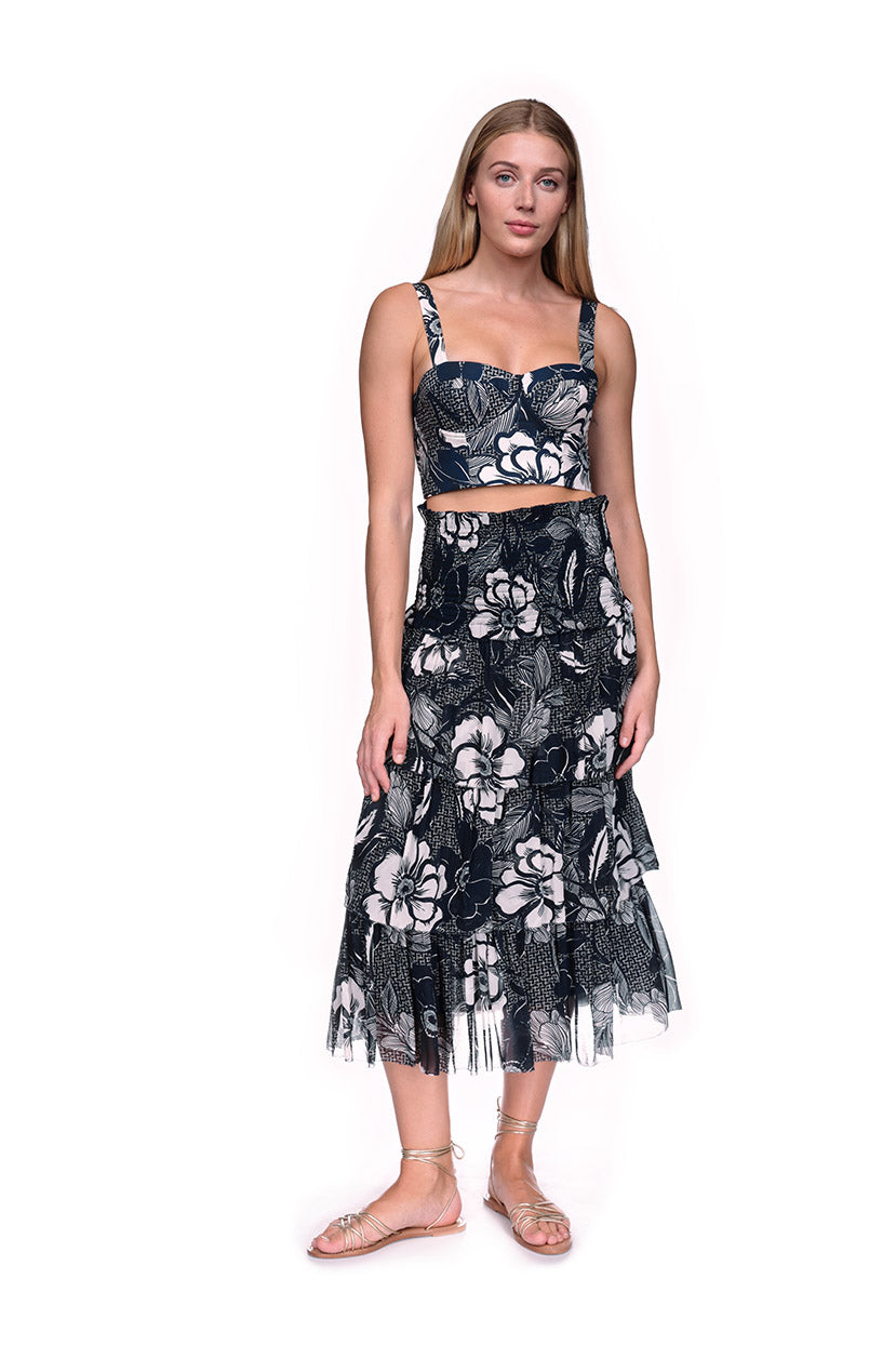 Claudine Top | Black Birds of Paradise