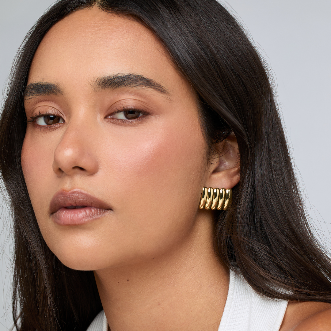 Clemmie Maxi Earrings | 18K Gold PVD Plated