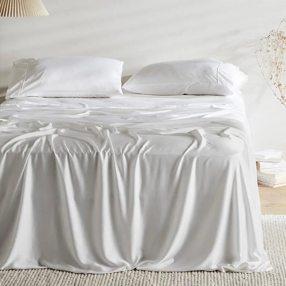 Signature Bamboo Flat Sheet Twin | Cloud
