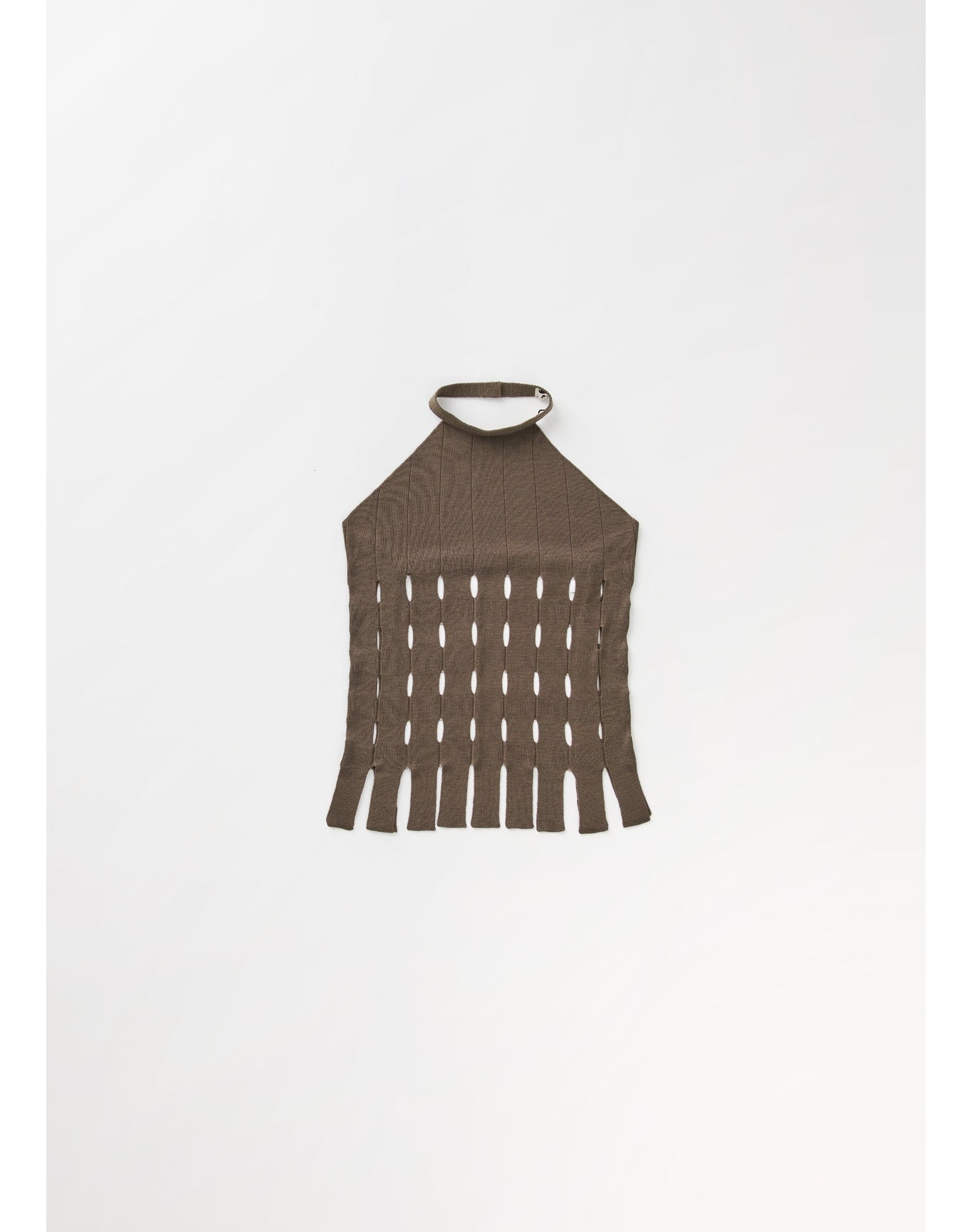 Clover | Backless Fringe Top | Bronze