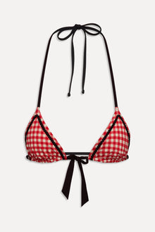 Coastal Micro Triangle Bikini Top Cherry Picnic