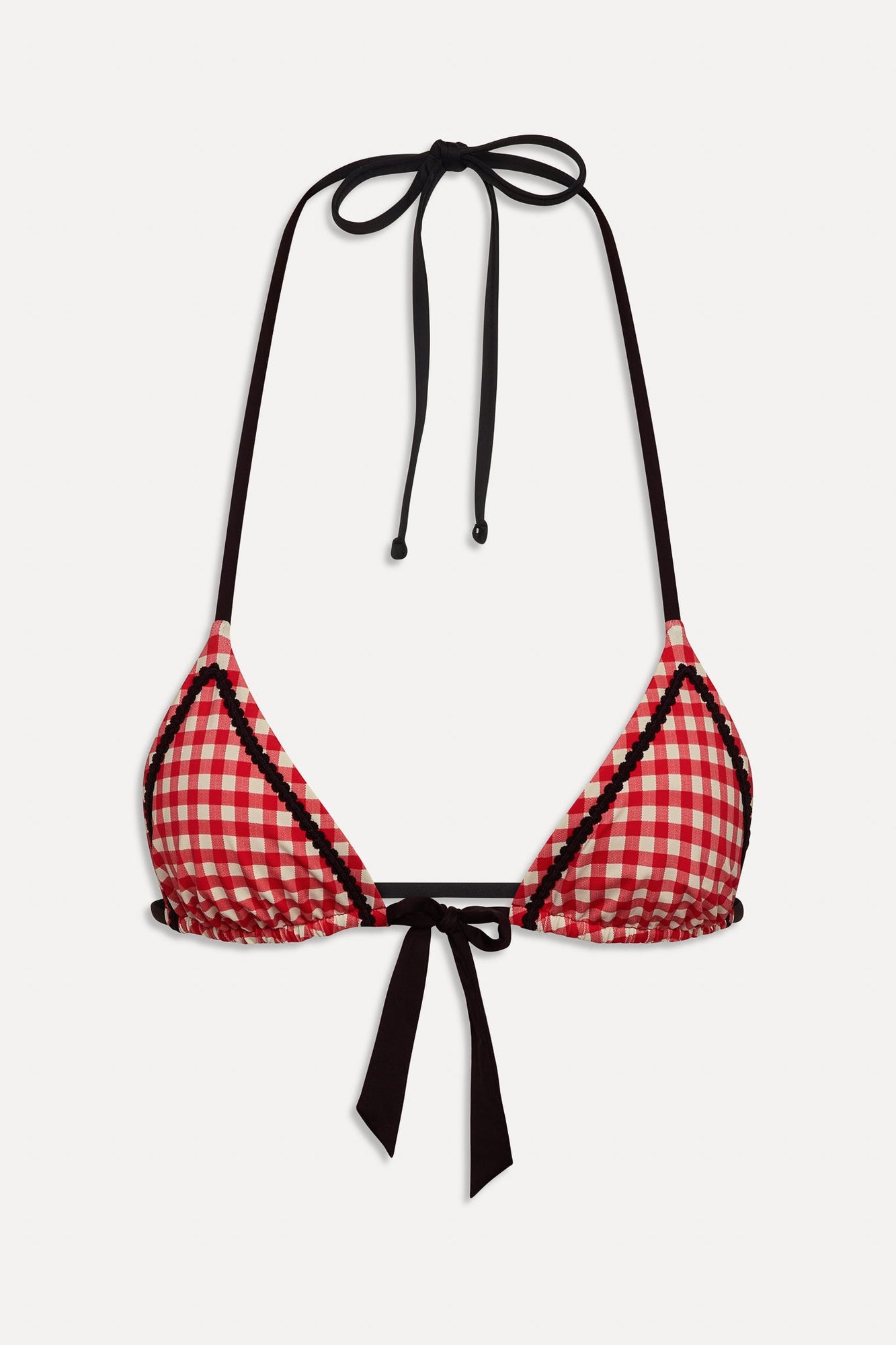 Coastal Micro Triangle Bikini Top Cherry Picnic