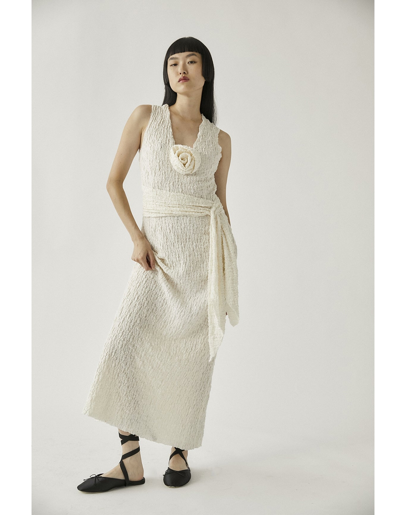 Coco Long Dress | Cream