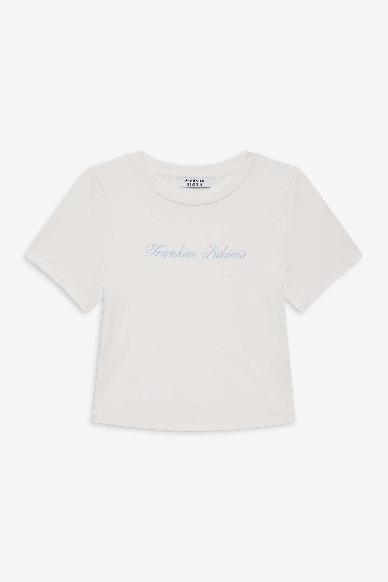 Collins Cropped T Shirt White