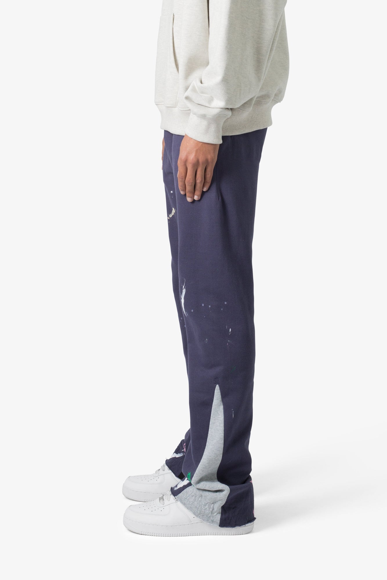 Contrast Bootcut Sweatpants | Vintage Navy