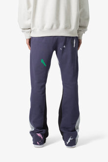 Contrast Bootcut Sweatpants | Vintage Navy