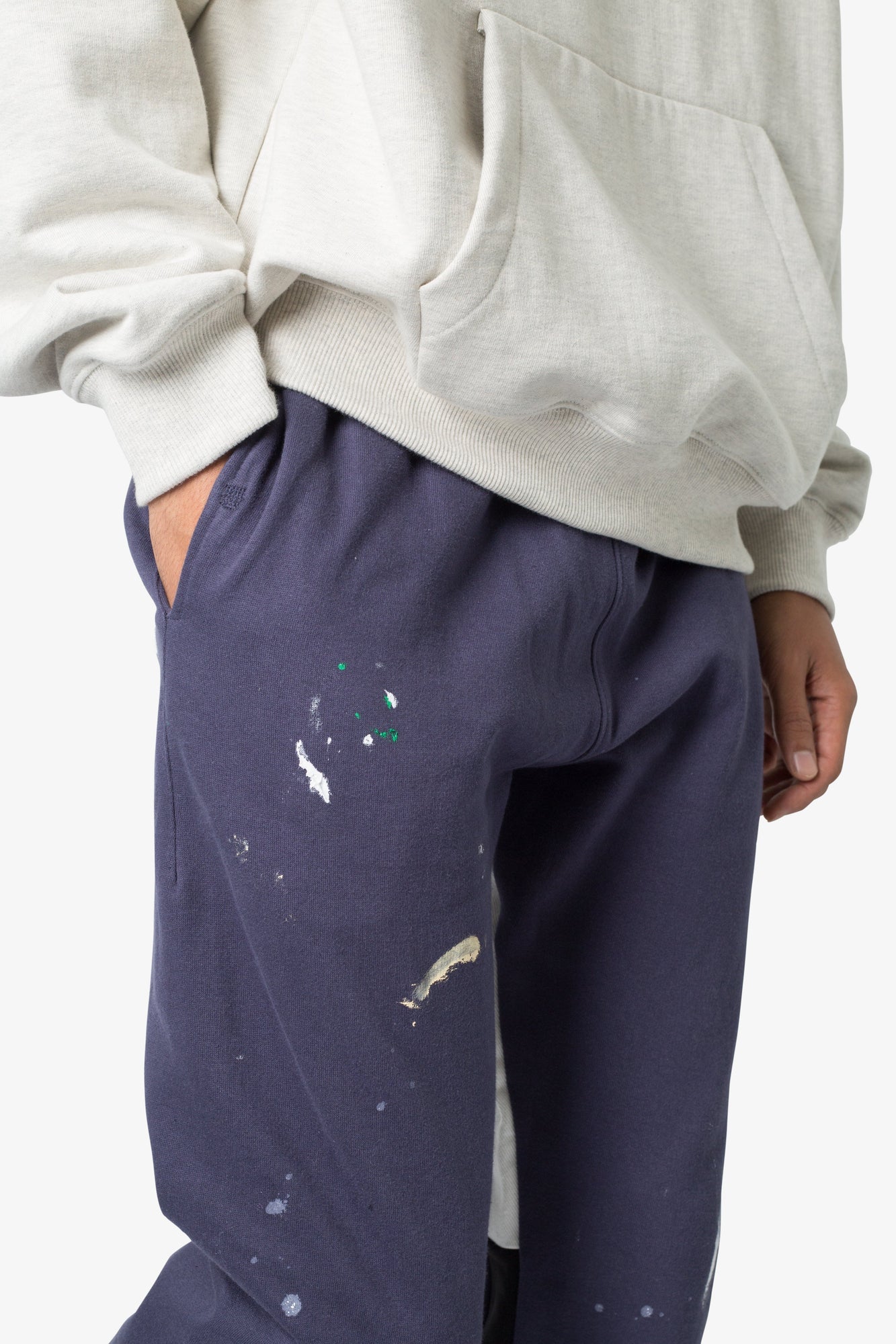 Contrast Bootcut Sweatpants | Vintage Navy