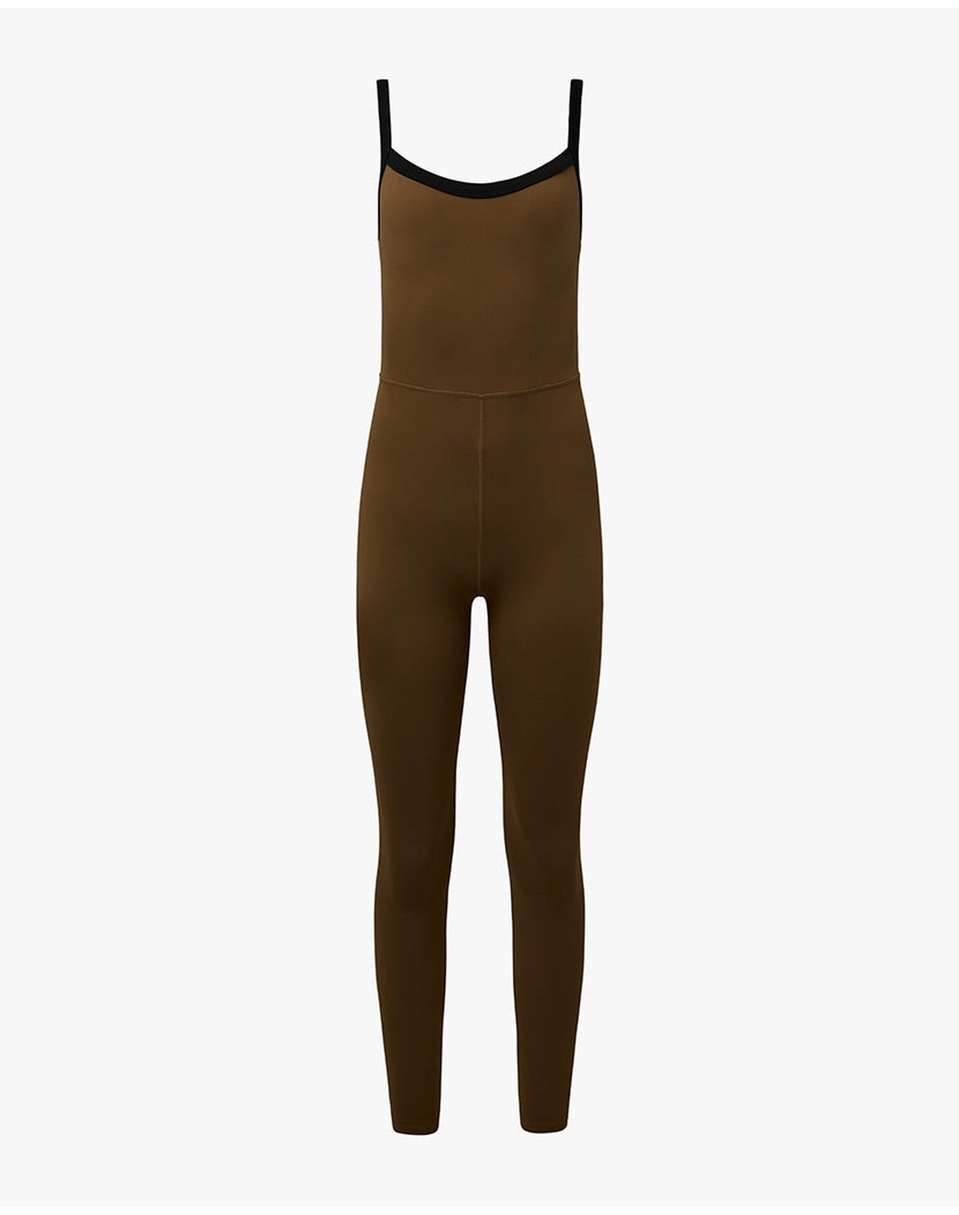 Contrast Strap Jumpsuit | Kangaroo x Black