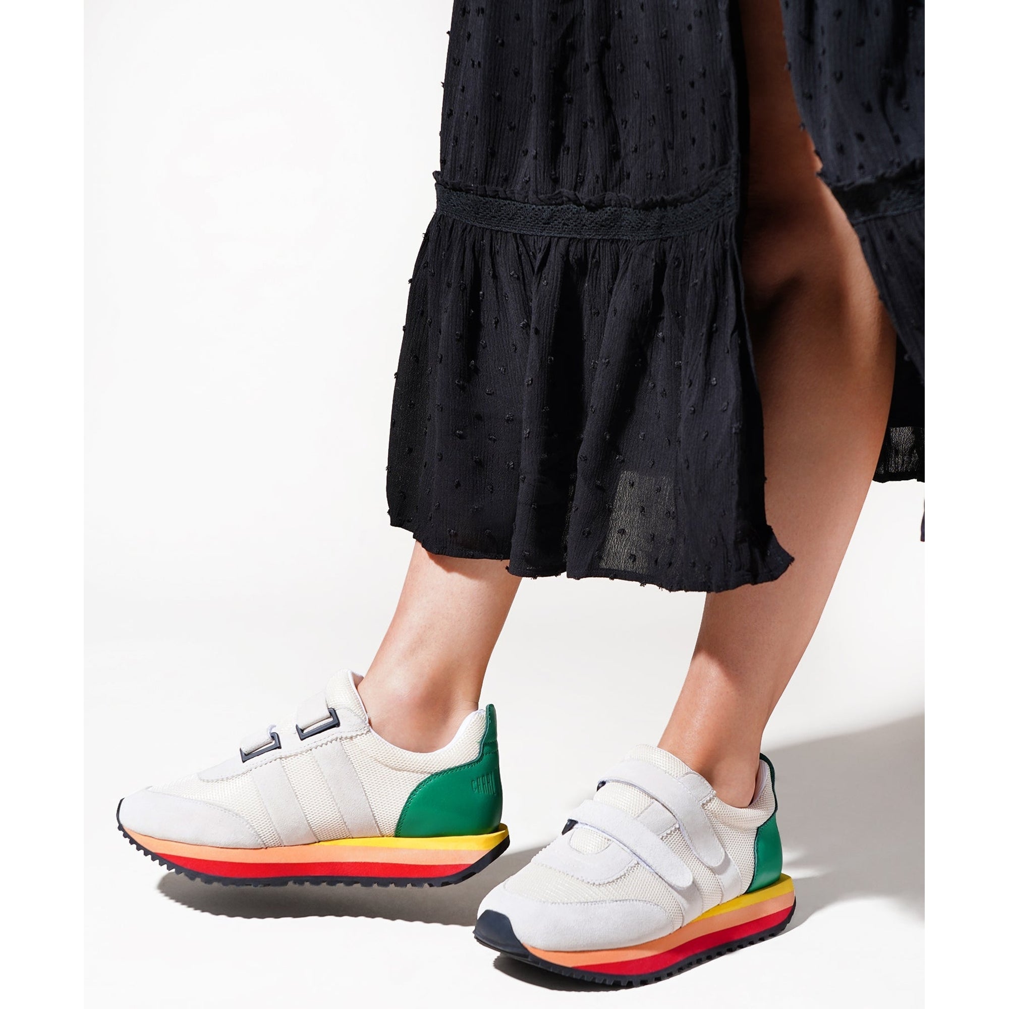 Conway Retro Mismatch Sneaker | Rainbow