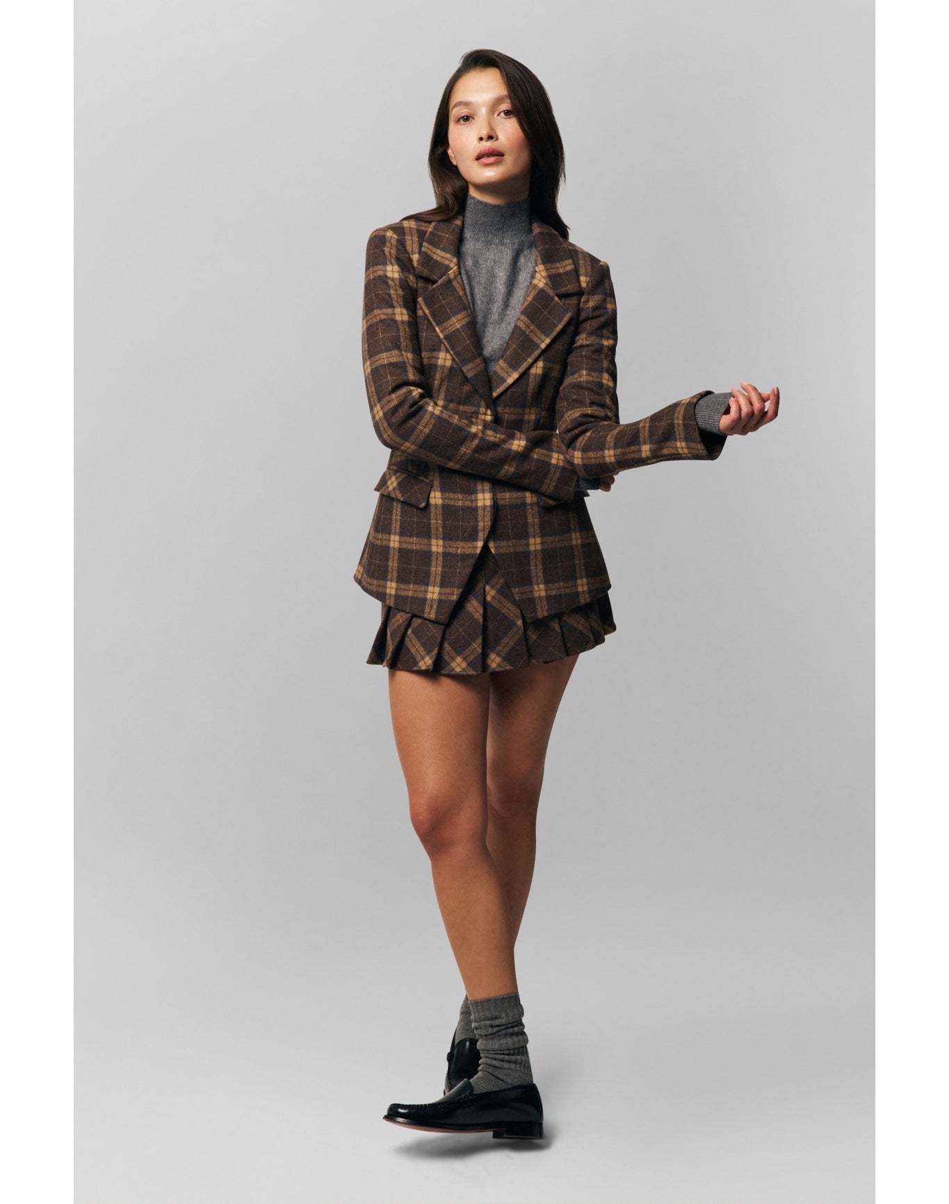 Cooper Tartan Blazer | Tartan Multi
