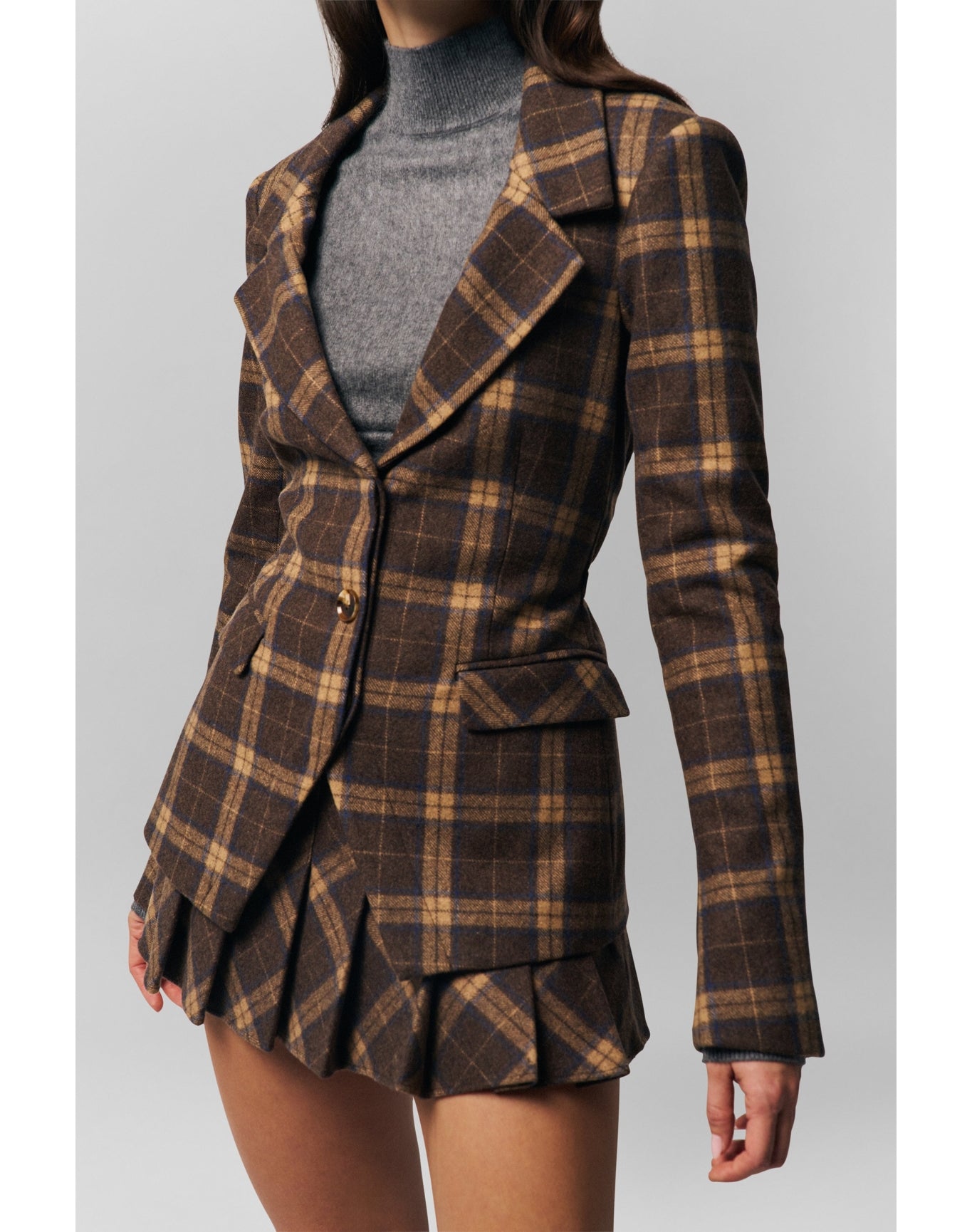 Cooper Tartan Blazer | Tartan Multi