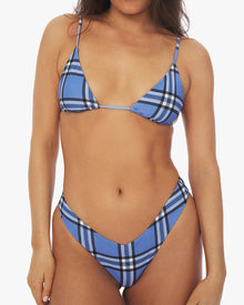 Cooper 90's Plaid Bikini Top | Blue Jean