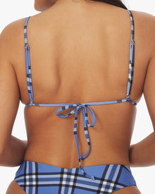 Cooper 90's Plaid Bikini Top | Blue Jean