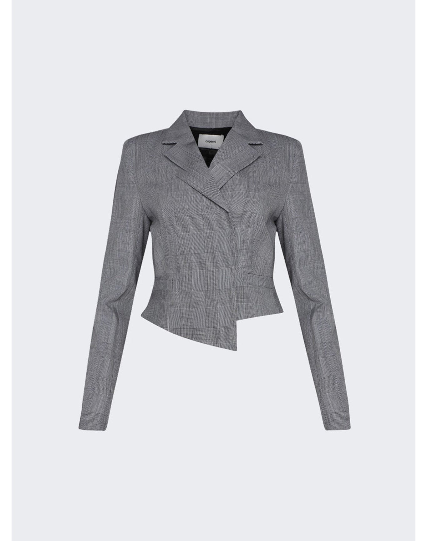Coperni | Women | Cropped Double Breasted Jacket | Black x White