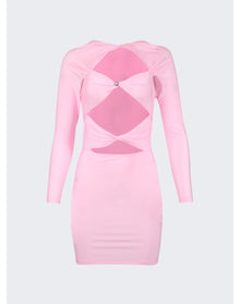 Coperni | Women | Cut-out Jersey Dress | Light Pink