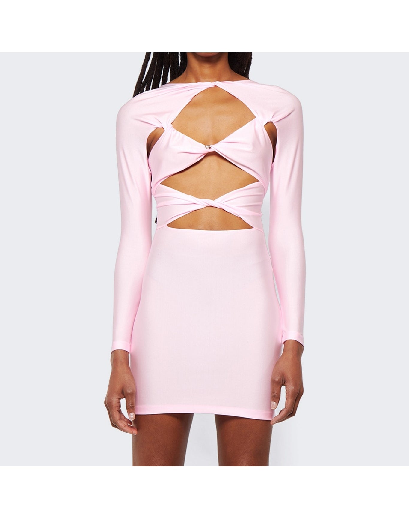 Coperni | Women | Cut-out Jersey Dress | Light Pink