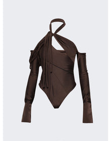 Coperni | Women | Multi Strap Bodysuit | Brown