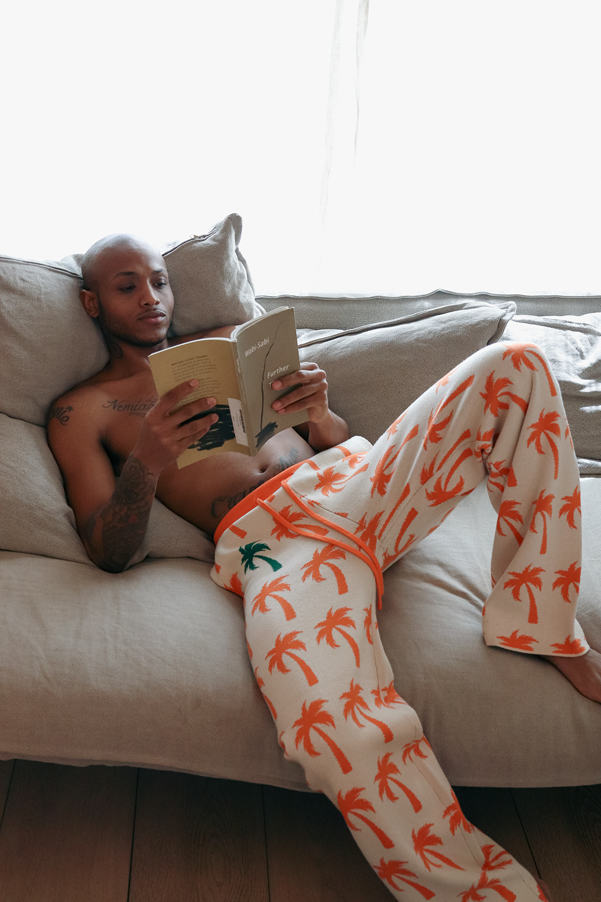 Palms Knit Pant | Orange