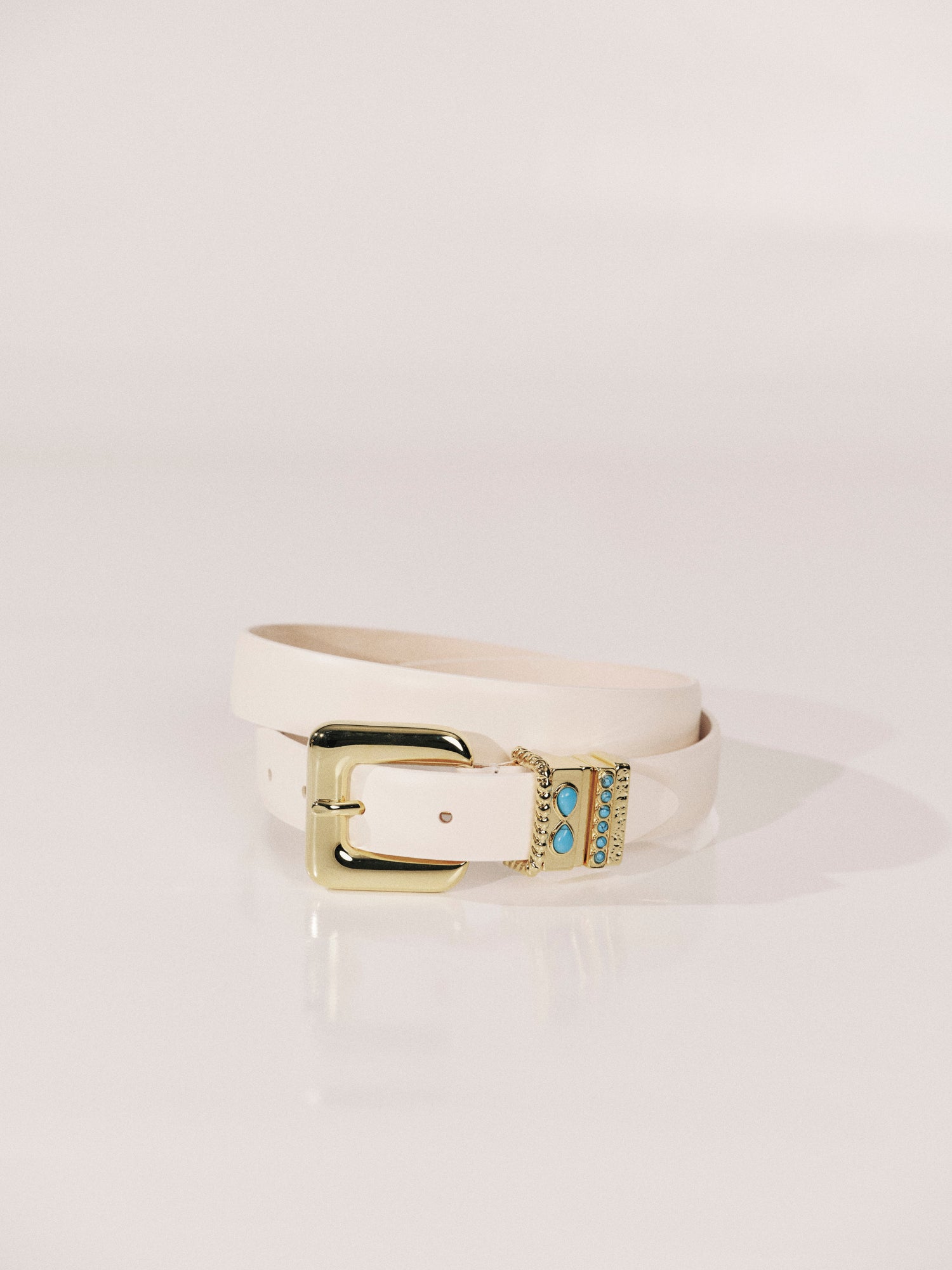 Mara Stone Ivory Turquoise Gold | Ivory & Turquoise & 24K Gold