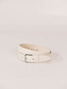 Mini Roller Belt | Ivory & Silver