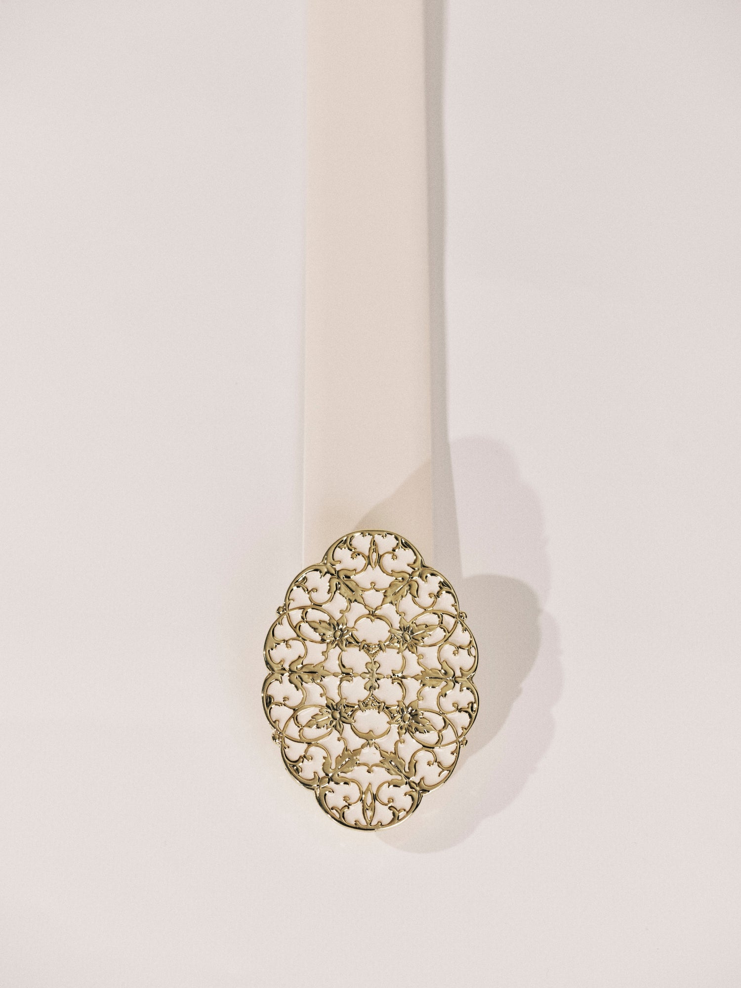 Azade Ivory Gold Enamel | Ivory & 24K Gold & Enamel