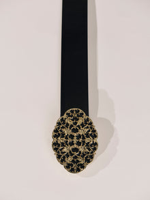 Azade Black Gold Enamel | Black & 24K Gold & Enamel
