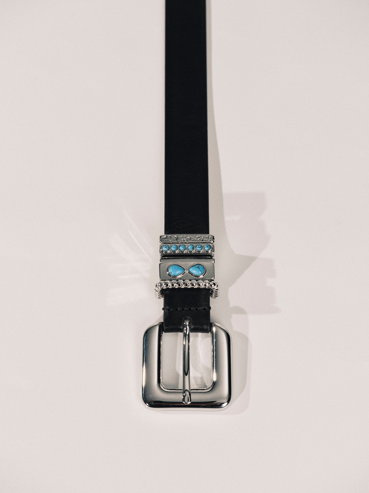 Mara Stone Black Turquoise Silver | Black & Turquoise & Silver