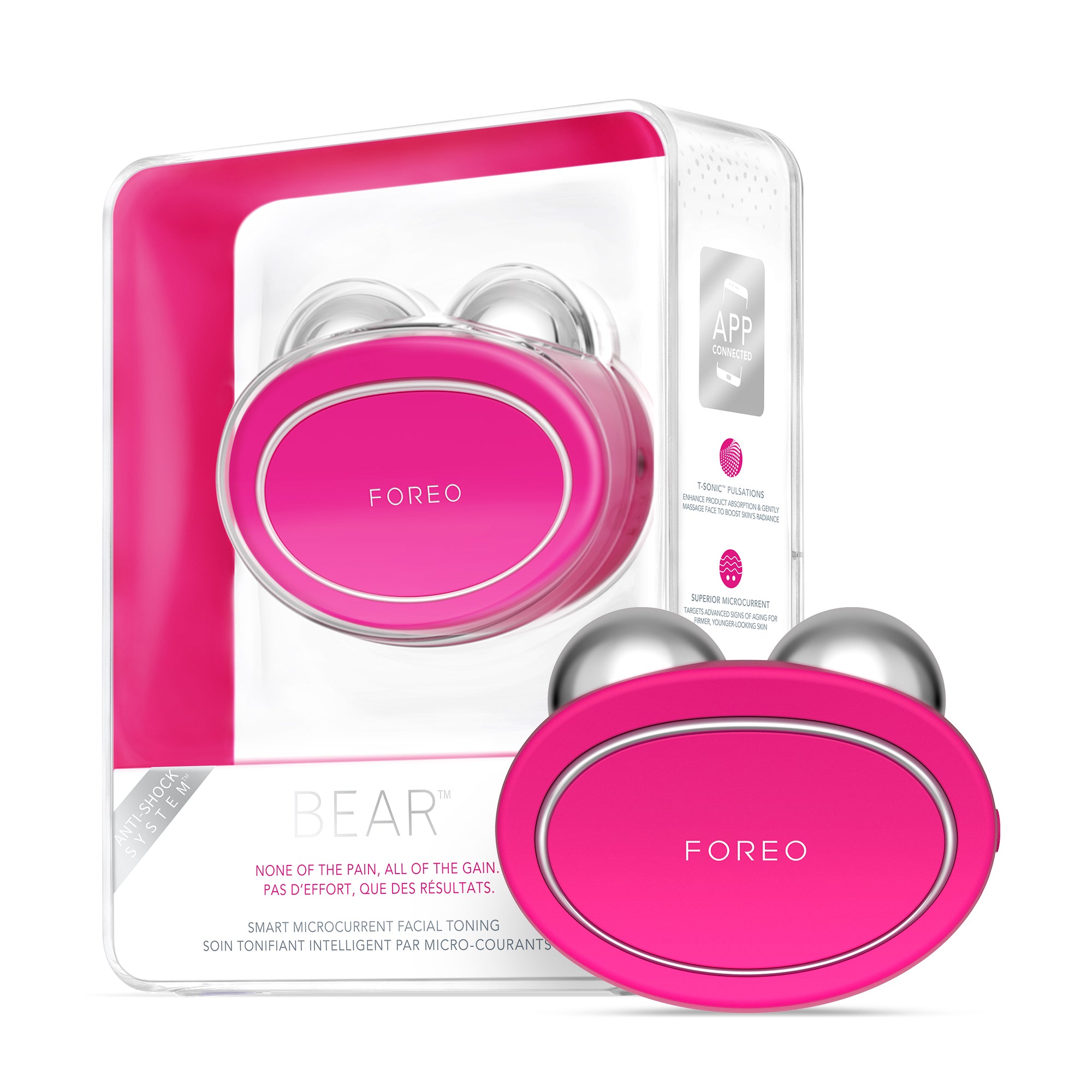 FOREO フォレオ BEAR ベアー ピンク アンチエイジング 美顔器 BEAR | Fuchsia